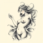 Painterly Aphrodite Tattoo