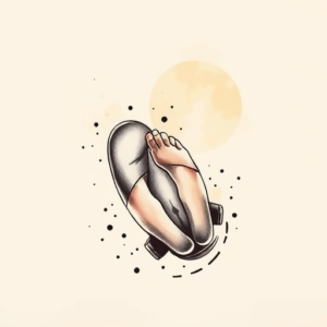 Painterly Beach Tattoo