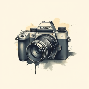 Painterly Camera Tattoo