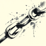 Painterly Chain Tattoo