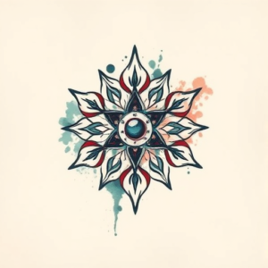 Painterly Chakra Tattoo