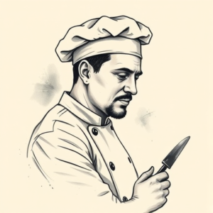Painterly Chef Tattoo
