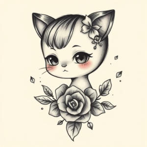 Painterly Cute Tattoo