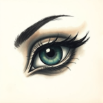 Painterly Eye Tattoo