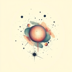 Painterly Galaxy Tattoo