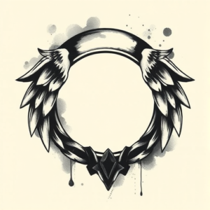 Painterly Halo Tattoo