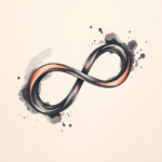 Painterly Infinity Tattoo