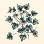 Painterly Ivy Tattoo