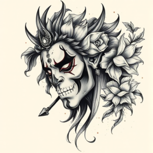 Painterly Kali Tattoo