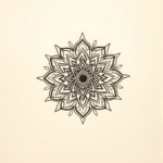 Painterly Mandala Tattoo