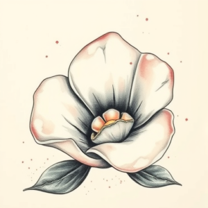 Painterly Pearl Tattoo