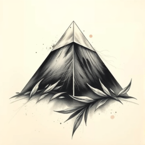 Painterly Pyramid Tattoo