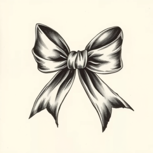 Painterly Ribbon Tattoo