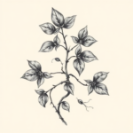 Painterly Vine Tattoo