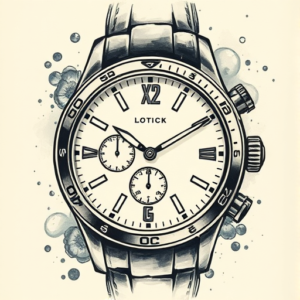Painterly Watch Tattoo