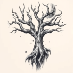 Painterly Yggdrasil Tattoo