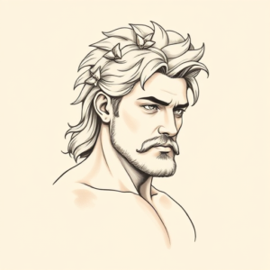 Pastel Achilles Tattoo