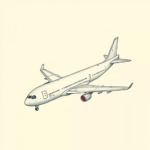 Pastel Airplane Tattoo