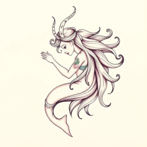 Pastel Aquarius Tattoo