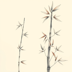 Pastel Bamboo Tattoo