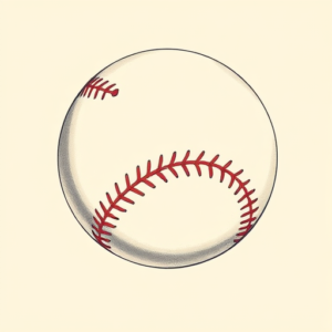 Pastel Baseball Tattoo