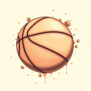 Pastel Basketball Tattoo