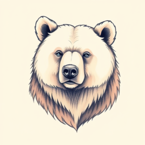Pastel Bear Tattoo