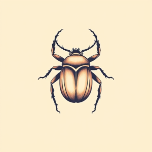 Pastel Beetle Tattoo