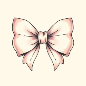 Pastel Bow Tattoo