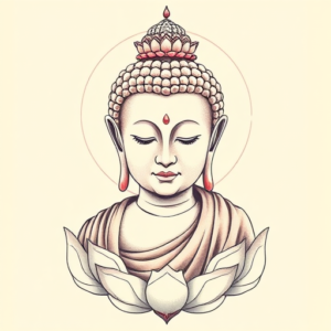 Pastel Buddha Tattoo