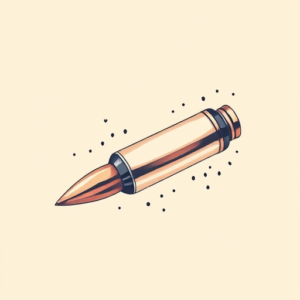 Pastel Bullet Tattoo