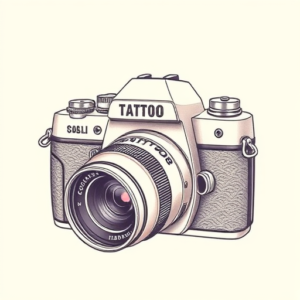 Pastel Camera Tattoo
