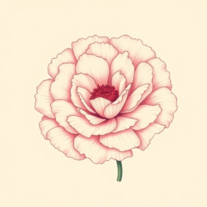 Pastel Carnation Tattoo