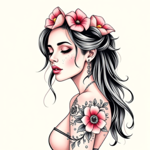 Pastel Catrina Tattoo