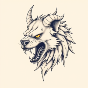 Pastel Cerberus Tattoo