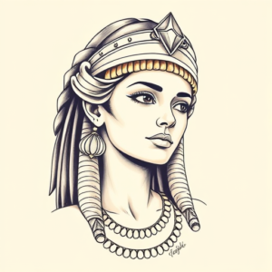 Pastel Cleopatra Tattoo