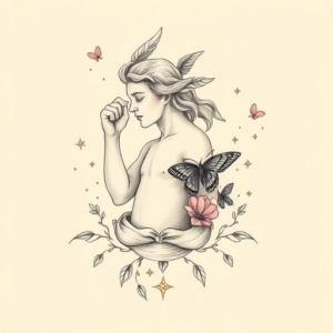 Pastel Color Apollo Tattoo