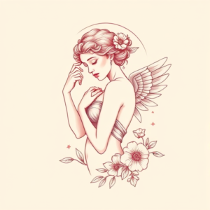 Pastel Color Artemis Tattoo