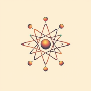 Pastel Color Atomic Tattoo