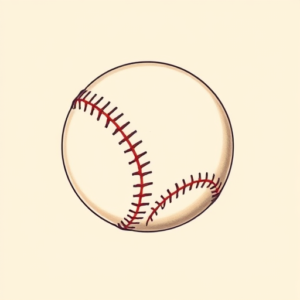 Pastel Color Baseball Tattoo
