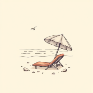 Pastel Color Beach Tattoo