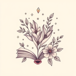 Pastel Color Book Tattoo