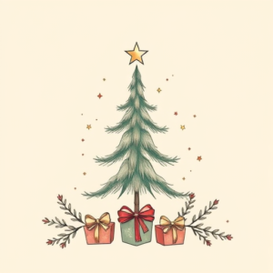 Pastel Color Christmas Tattoo