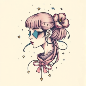 Pastel Color Cyber Tattoo