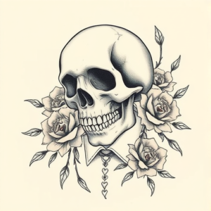 Pastel Color Death Tattoo