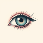 Pastel Color Eye Tattoo