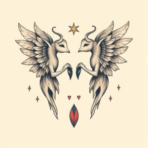 Pastel Color Hades Tattoo
