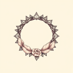 Pastel Color Halo Tattoo