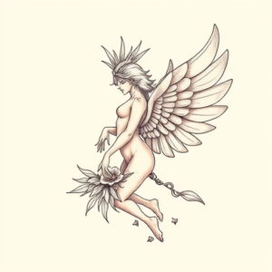 Pastel Color Icarus Tattoo