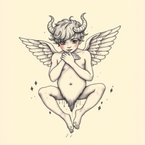 Pastel Color Incubus Tattoo